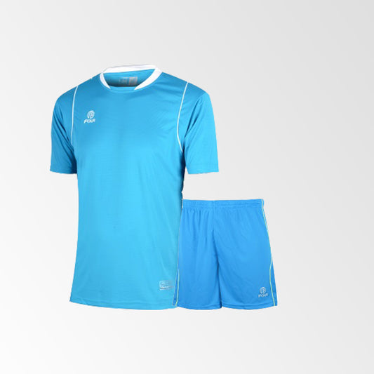 Pack 6 Camiseta de Fútbol y Short Modelo Arsenal Azul Madrid Blanco Talla L