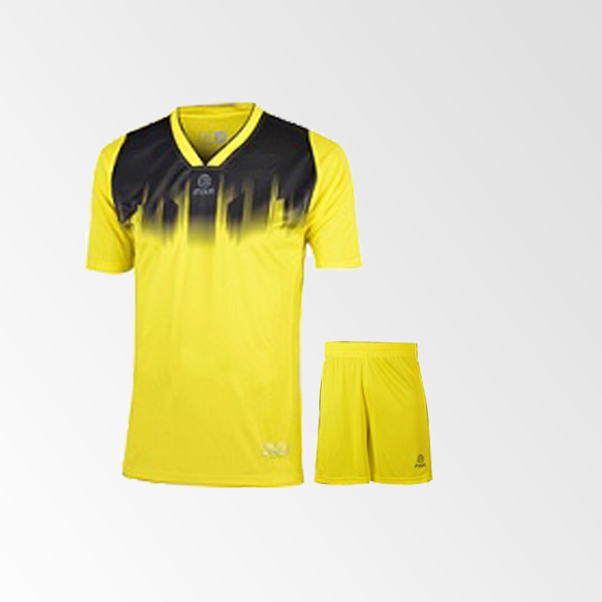 Camiseta de Fútbol y Short - Amarillo Negro - Four Benfica - Talla M