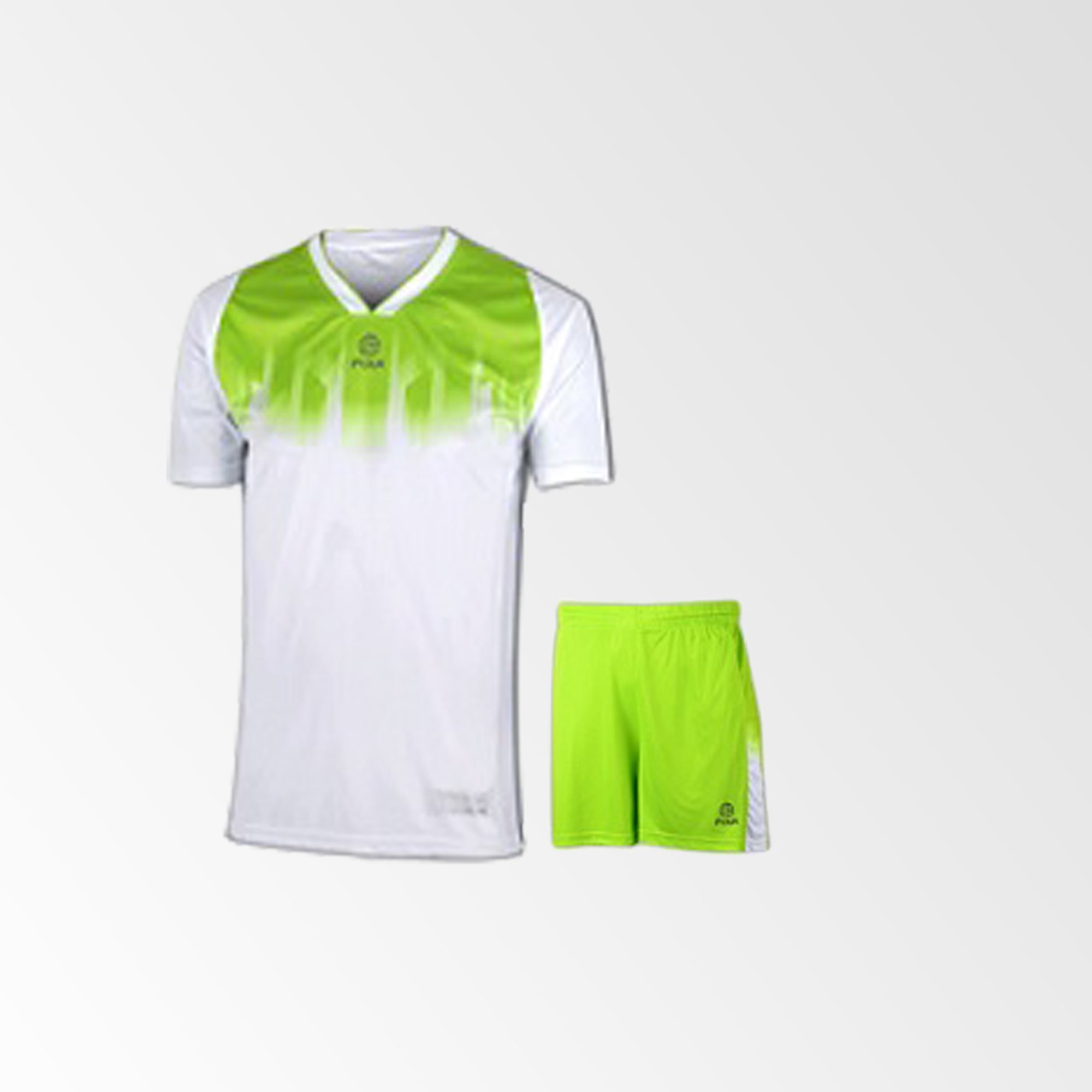 Camiseta de Futbol y Short - Blanco Verde Lima - Four Benfica - Talla M