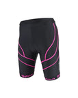 Short de Ciclismo Negro Rosada Mujer - Four Santic