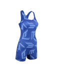 Traje de Baño Mujer Natación Boxer - Four Azul