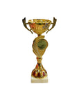 Copa Trofeo Metálico con Oreja Base Mármol - 29cm, 31cm, 34cm