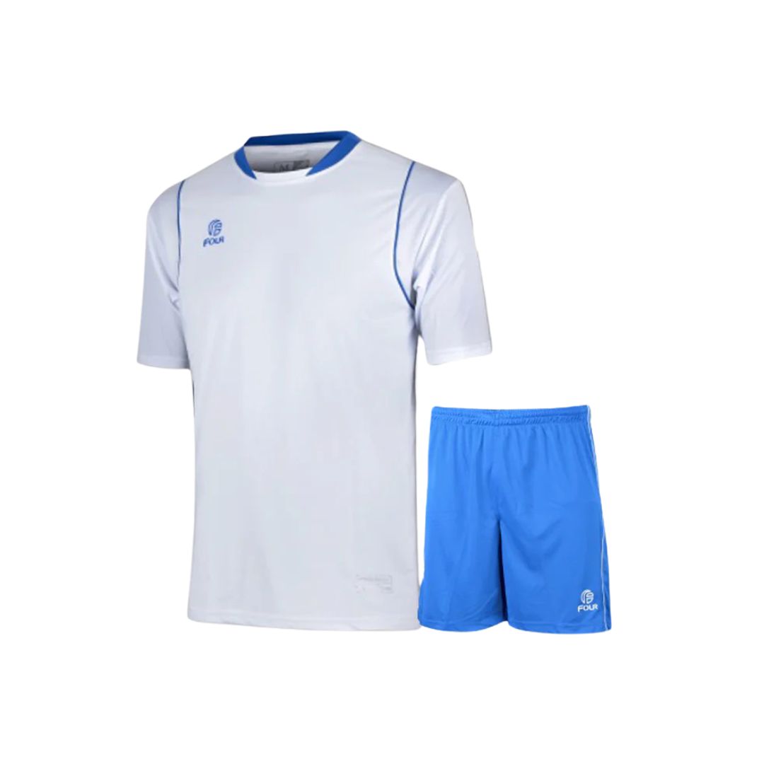 Camiseta de Futbol y Short - Blanco Azul - Four Arsenal - Talla M
