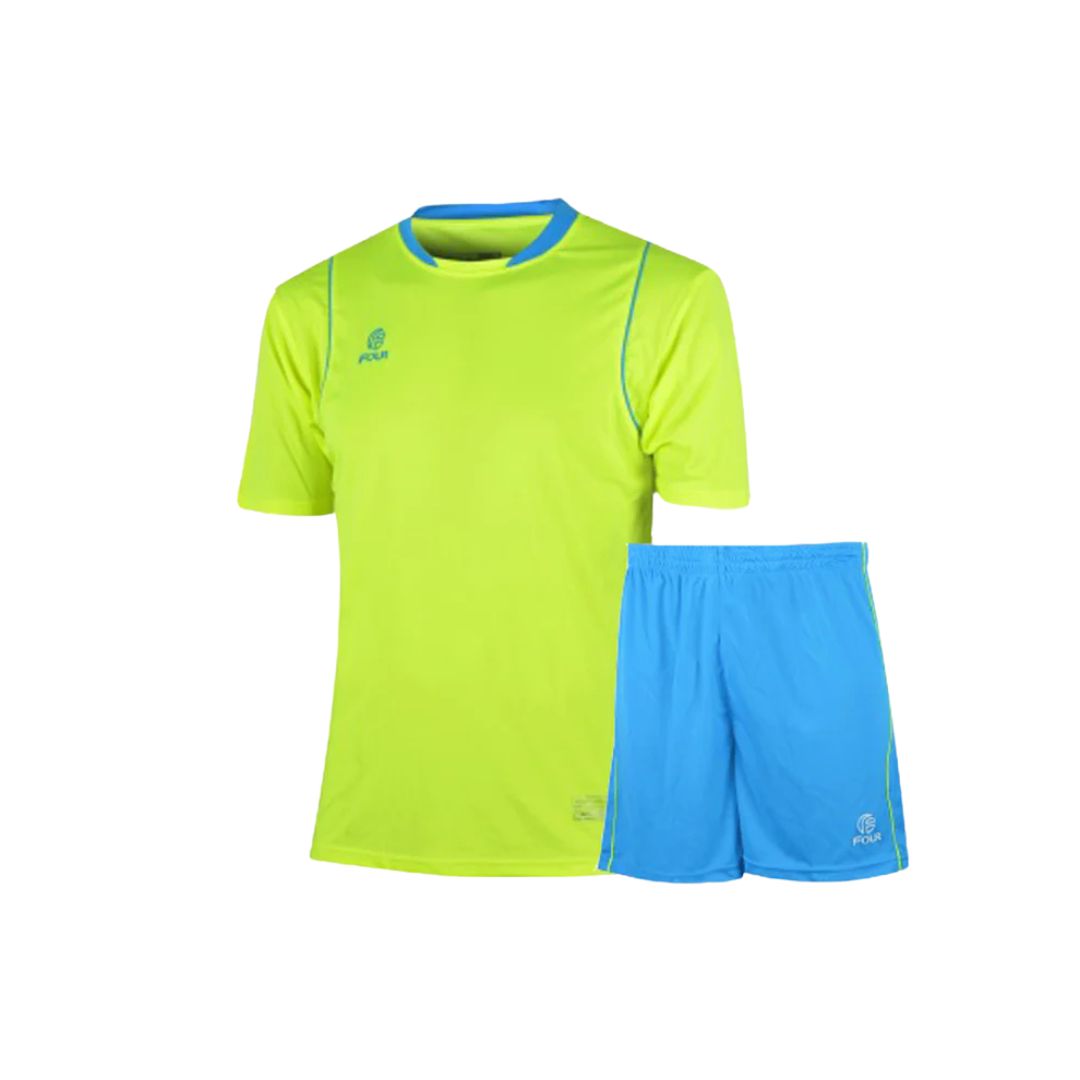 Camiseta de Futbol y Short - Amarillo Neón - Four Arsenal - Talla M
