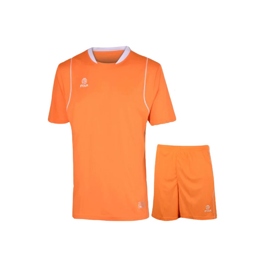 Camiseta de Futbol y Short - Naranjo Blanco - Four Arsenal - Talla M