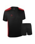 Camiseta Futbol + Short Negro Rojo - Four Palermo - Talla M