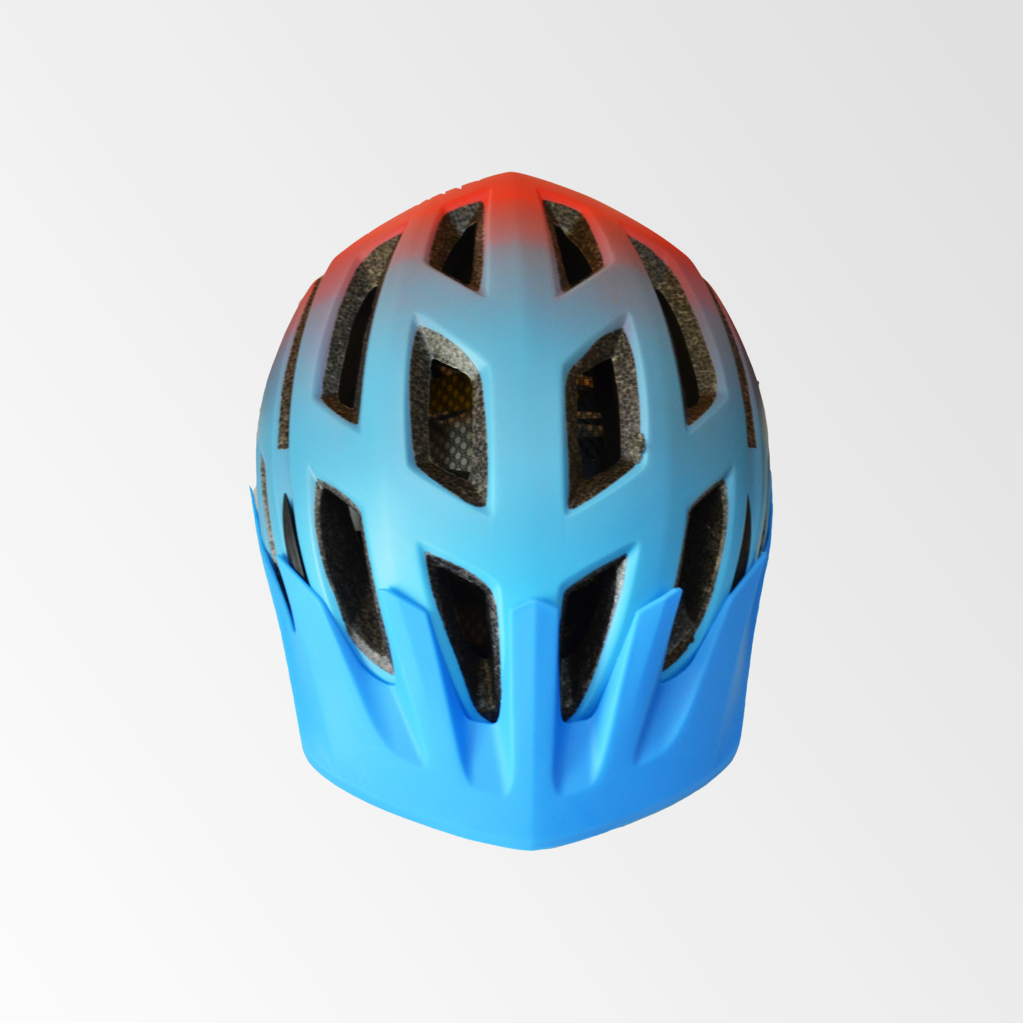 Casco Bicicleta Azul Rojo Wolfbase