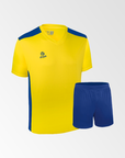 camiseta de futbol palermo amarilo azul