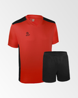 camiseta de futbol rojo negro palermo