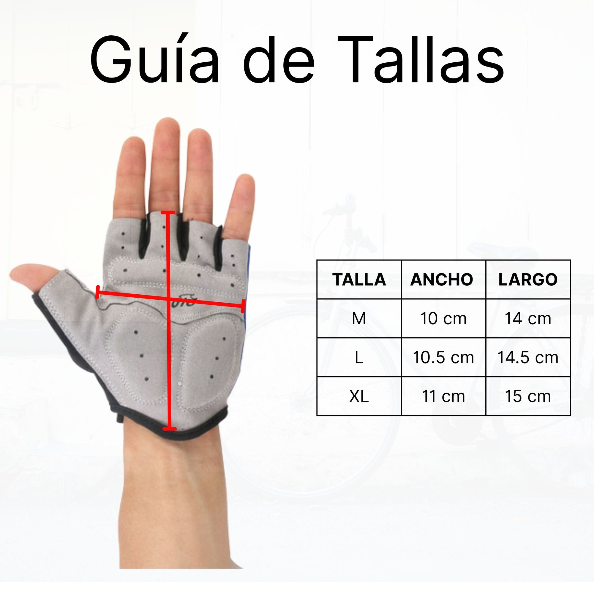 Guantes de Ciclismo sin Dedos - Soldier Río