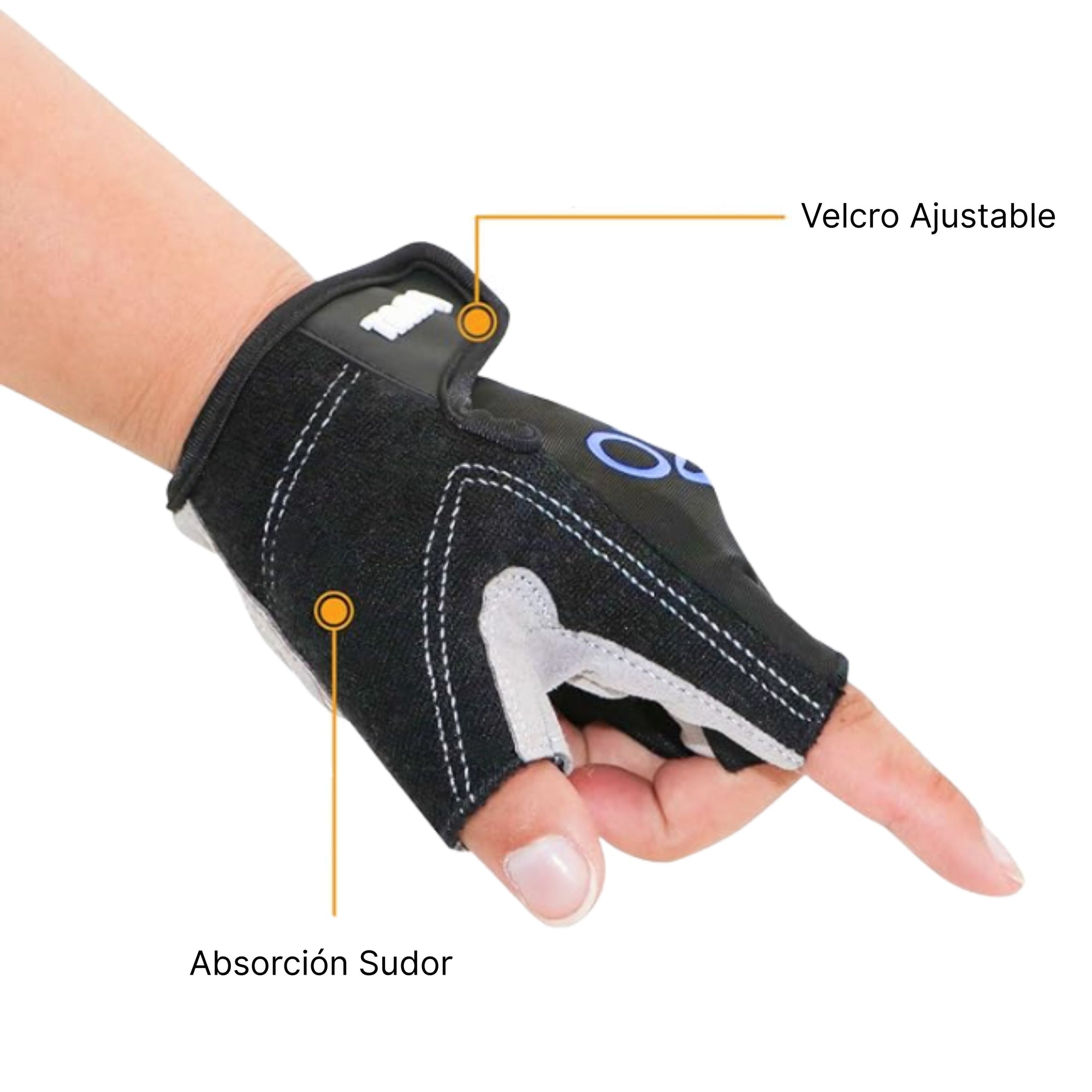 Guantes de Ciclismo sin Dedos - Soldier Río