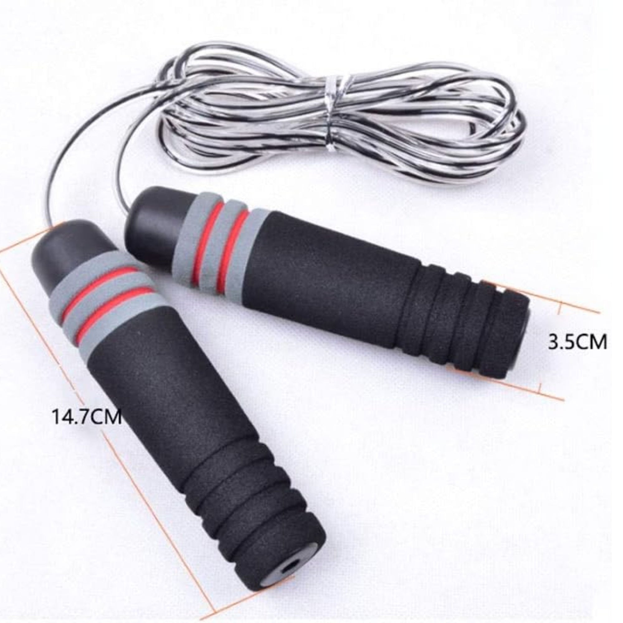 Cuerda de Salto con Peso - Cable de Acero 3m