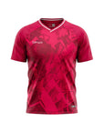 Camiseta de Fútbol Sublimada Modelo Napoles — Rojo