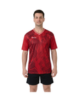 Camiseta de Fútbol Sublimada Modelo Napoles — Rojo