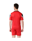 Camiseta de Futbol y Short - Set Bolton Rojo/Blanco/Negro (Talla M)