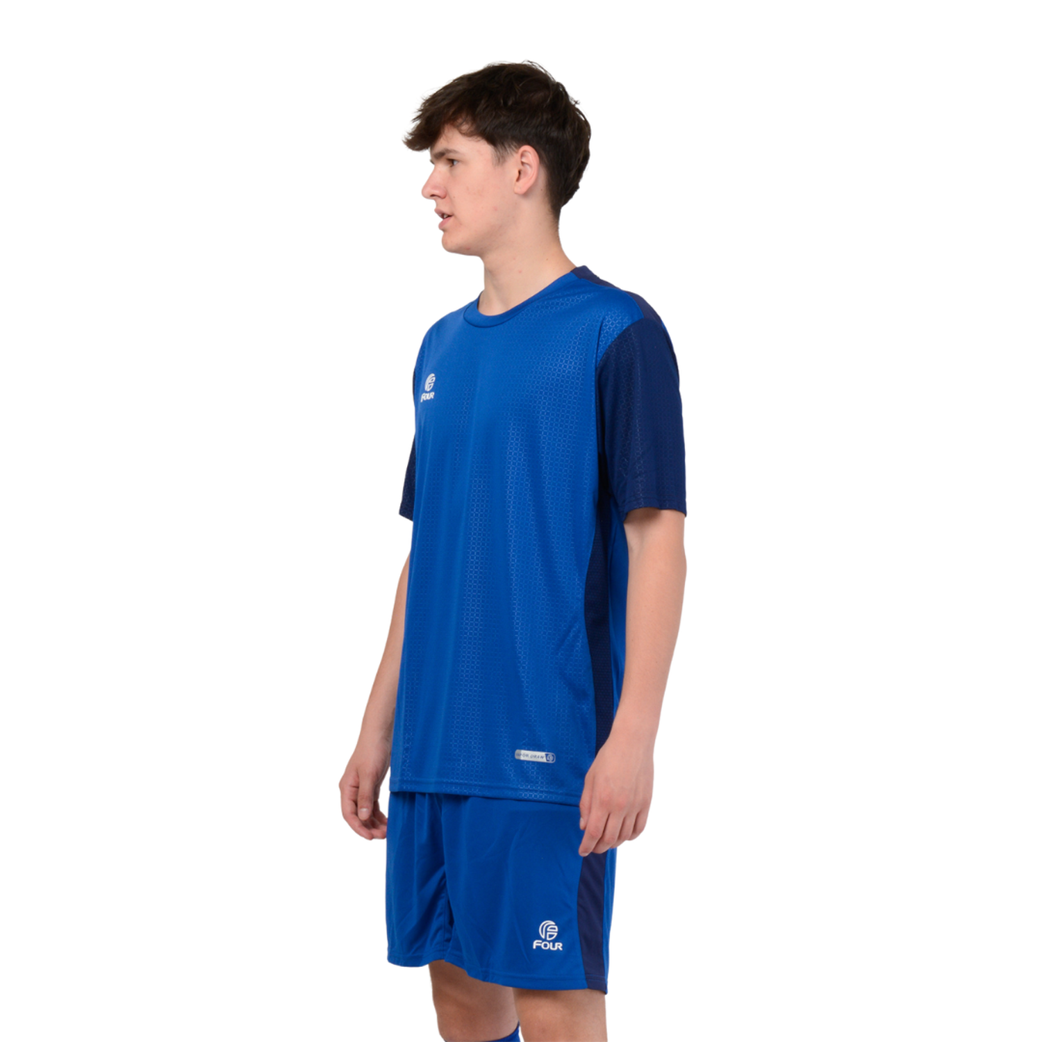 Camiseta de Futbol y Short - Azul Rey y Azul Marino - Four Empoli ...