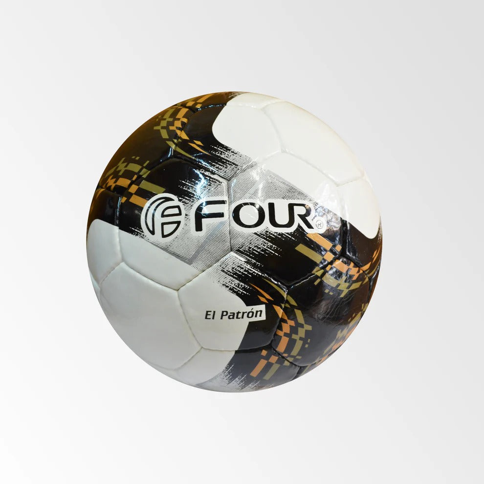 Pelota de futbol adulto blanco con negro