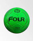 Pelota de futbolito de bote bajo verde 