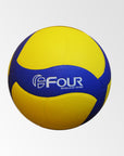 Balón de Voleibol Microfibra N°5 Four Soft Pu Amarillo