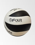 Balón de Voleibol Laminado N°5 Four Soft Match Negro Blanco