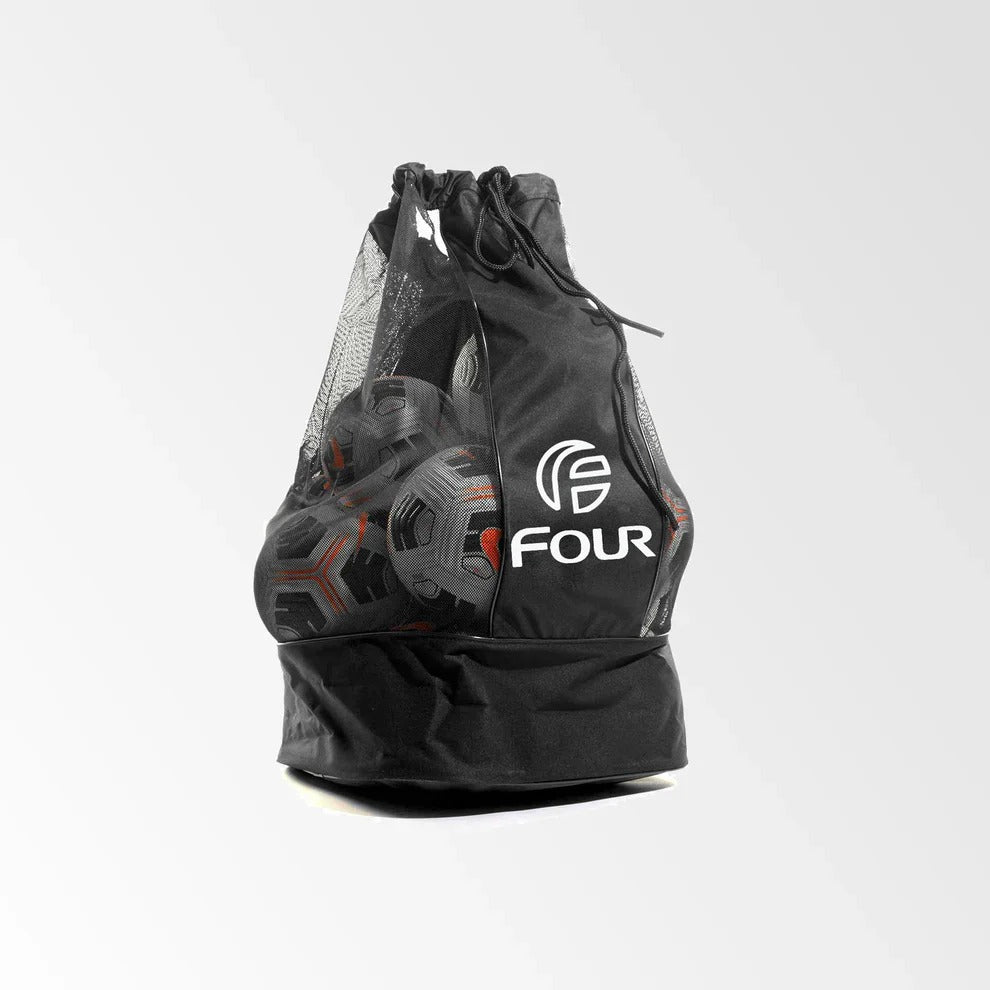 Bolso porta Balones pelotas para entrenamiento Four Negro