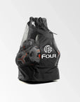 Bolso porta Balones pelotas para entrenamiento Four Negro