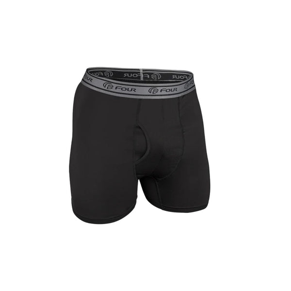 Boxer de Compresión Negro Gris Four