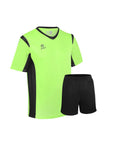 Camiseta de Futbol + Short Verde Neón Negro - Four New Bundesliga - Talla M