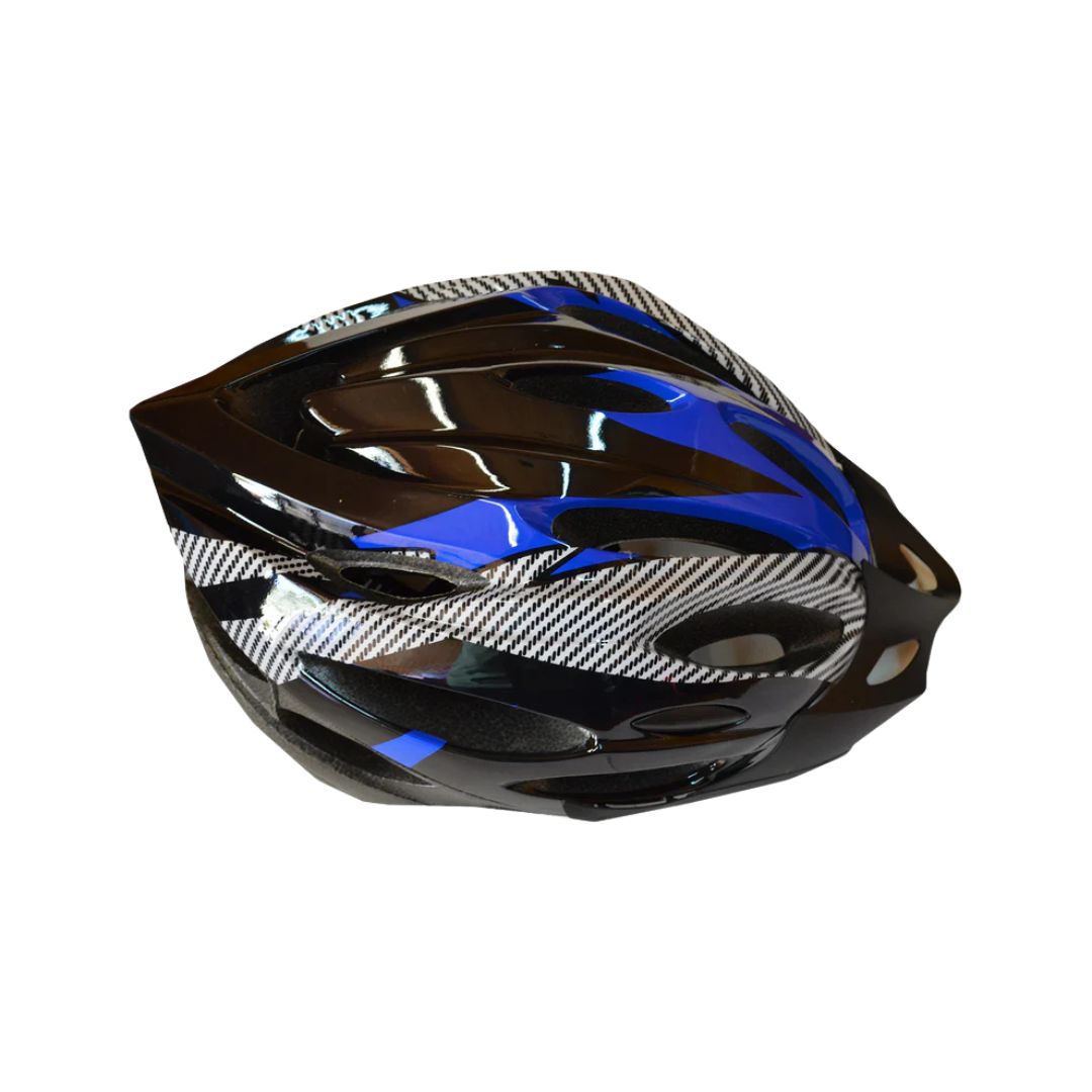 Casco Bicicleta Ajustable Adulto - Azul Negro