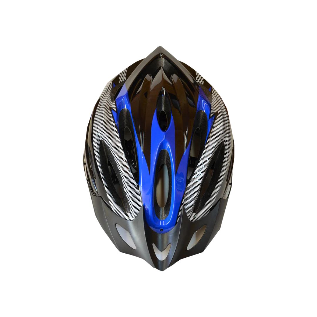 Casco Bicicleta Ajustable Adulto - Azul Negro