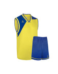 Uniforme de Basquetbol Amarillo Azul - Four Houston