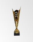 Trofeo Dorado Metálico Base Mármol - 35cm, 38cm, 40cm