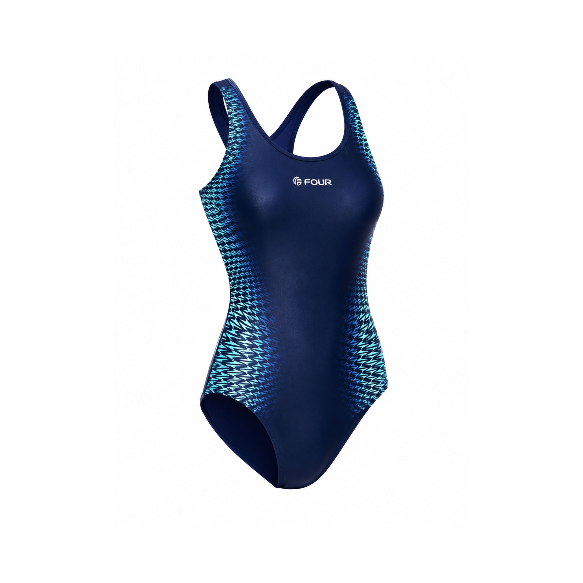 Traje de Baño Natación Mujer Four Cascade Azul Marino