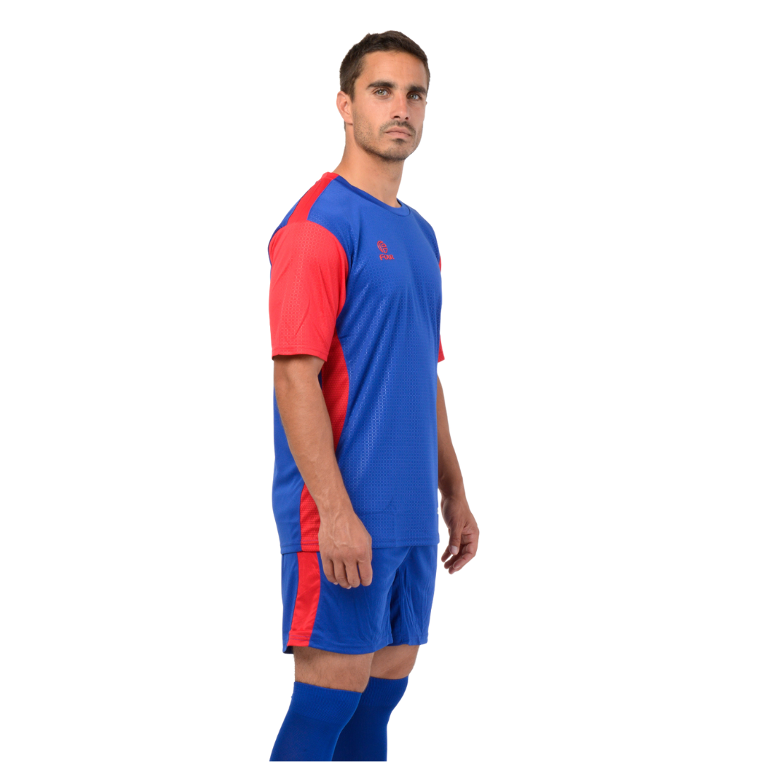 Camiseta de Futbol y Short - Azul Chile Rojo - Four Empoli