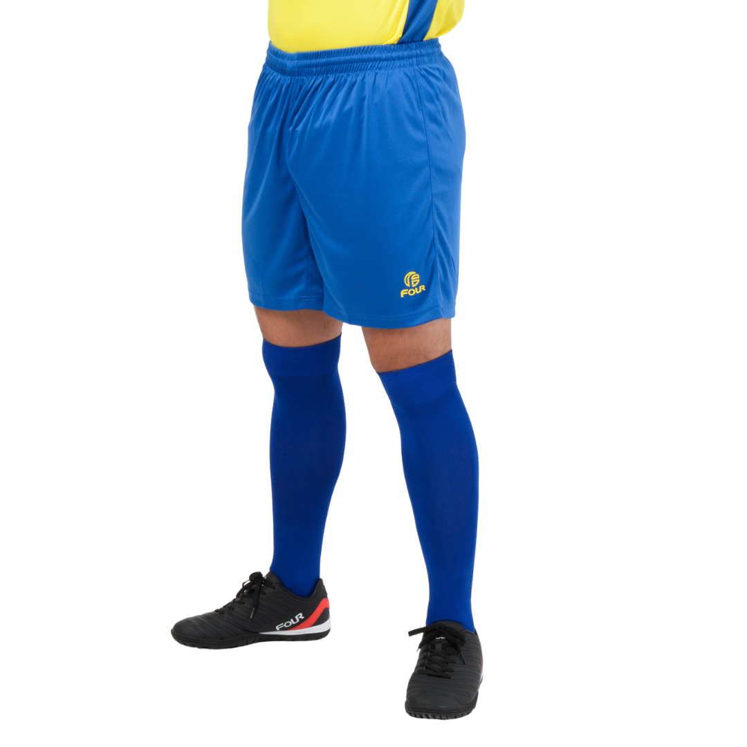 Camiseta de Futbol y Short - Amarillo Azul Rey - Four Dortmund