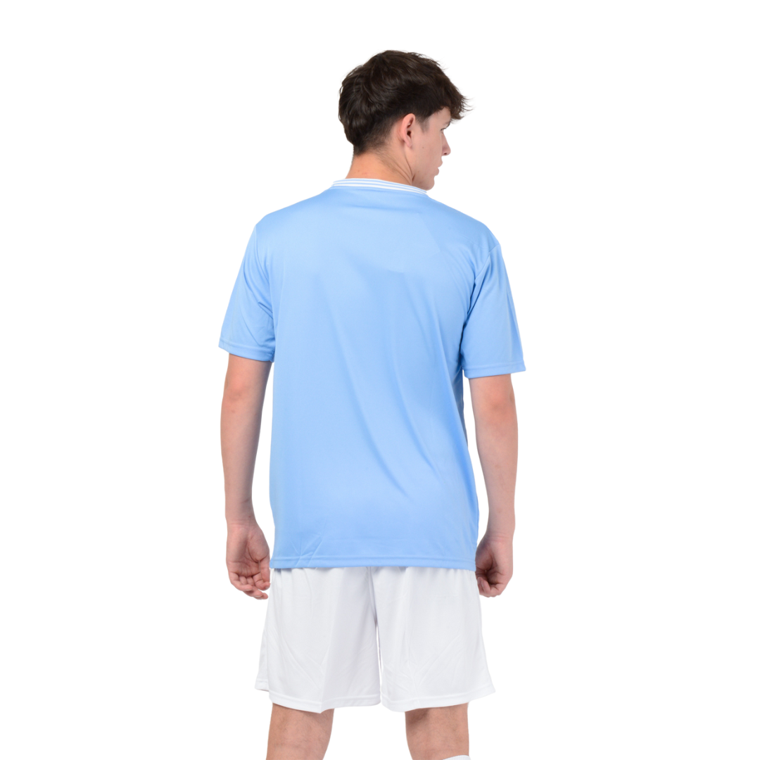 Camiseta de Futbol - Celeste Blanco - Modelo Manchester City Local