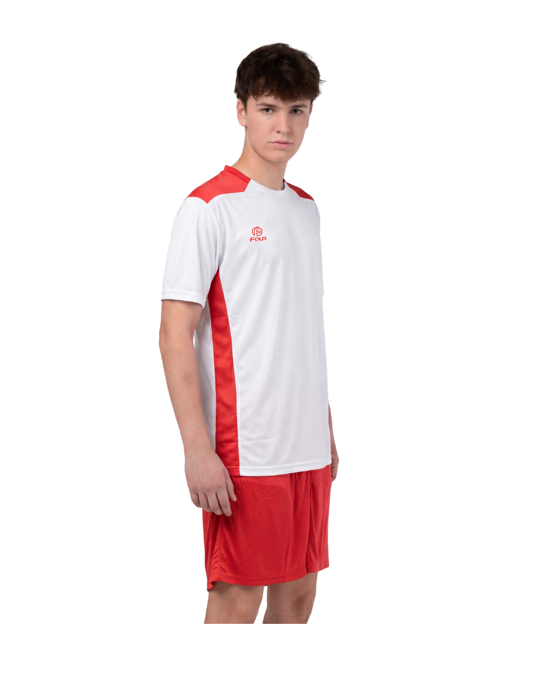 Camiseta de futbol y Short - Rojo Blanco - Four Betis