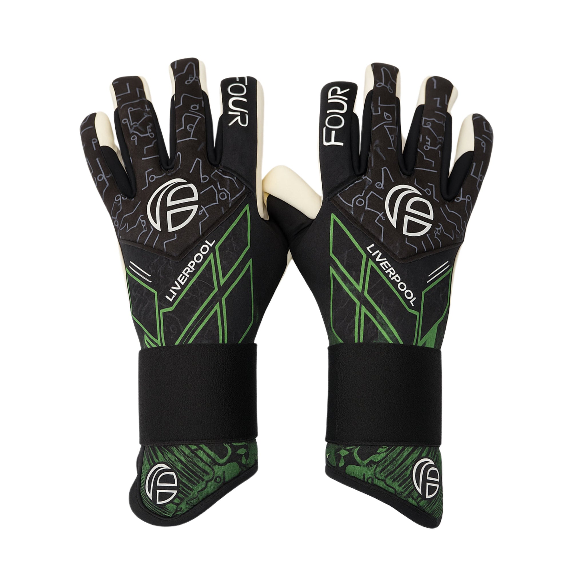 Guantes de Arquero Palma de Latex - Four Liverpool