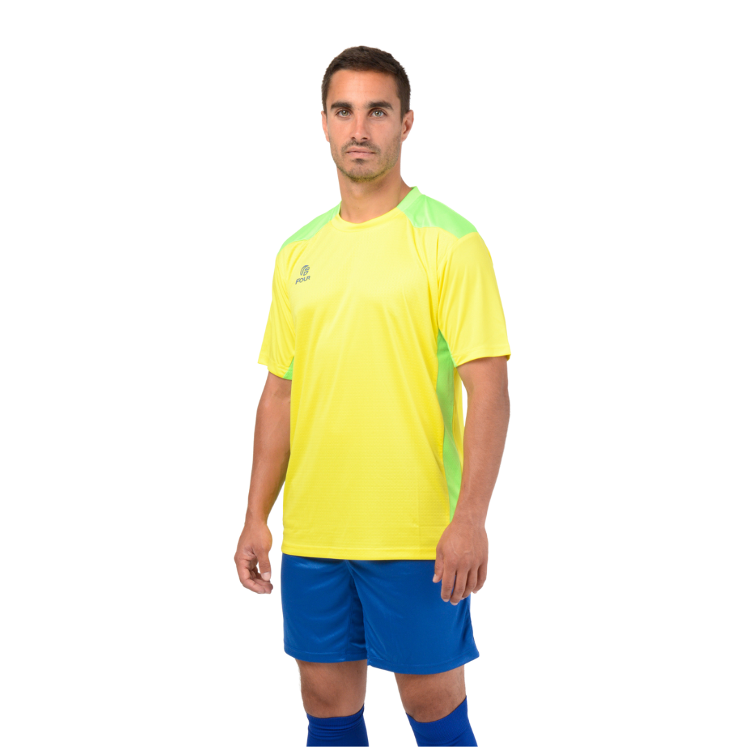 Camiseta de Futbol y Short - Amarillo Lima - Four Betis