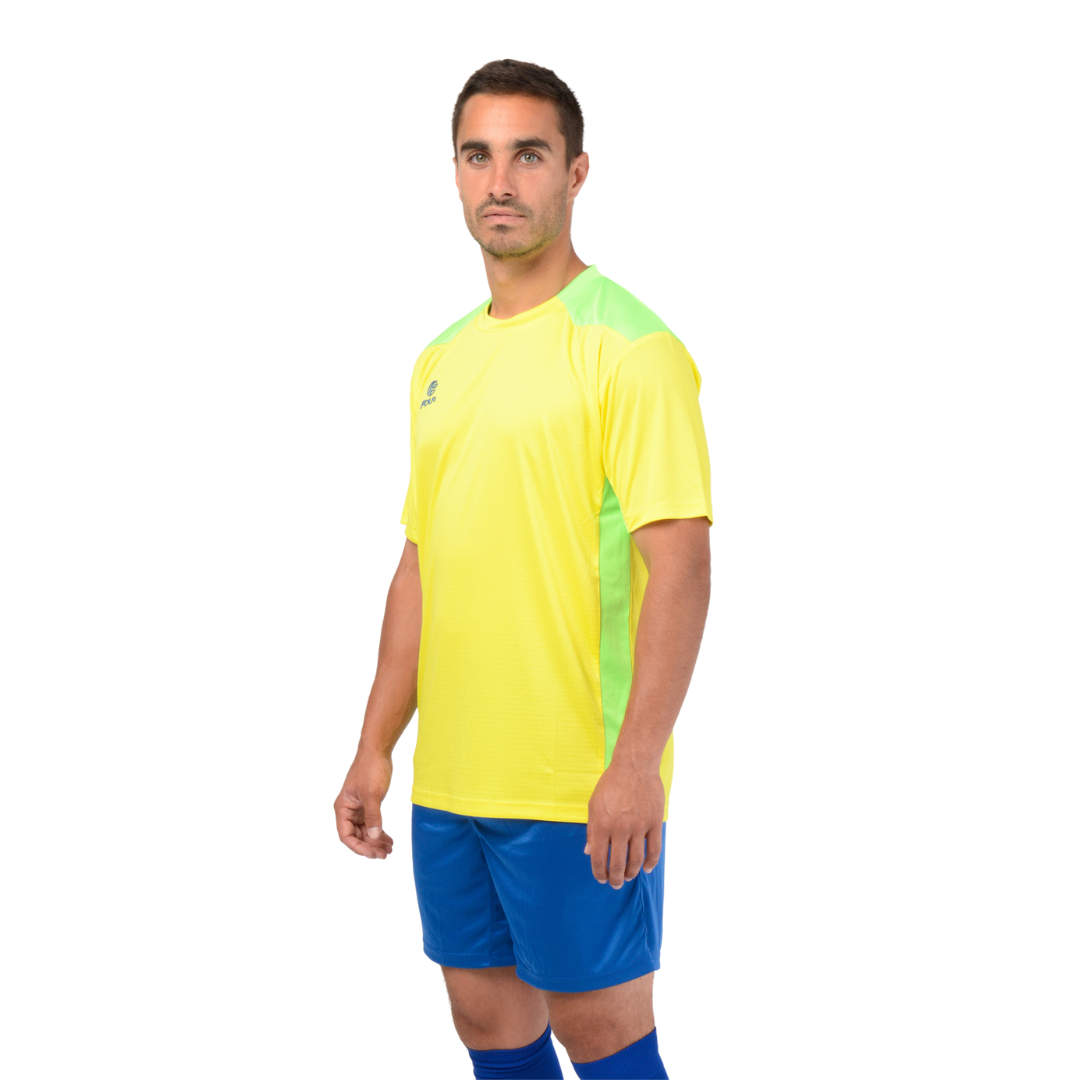 Camiseta de Futbol y Short - Amarillo Lima - Four Betis