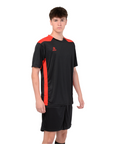 Camiseta de Futbol y Short - Negro Rojo - Four Betis