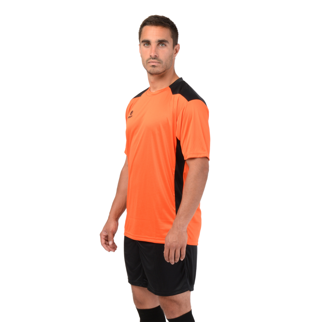 Camiseta de Futbol y Short - Naranjo Negro - Four Betis