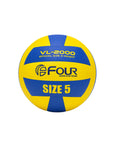 Balón de Voleibol N°5 Four VL-2000 Amarillo y Azul | Tamaño 5