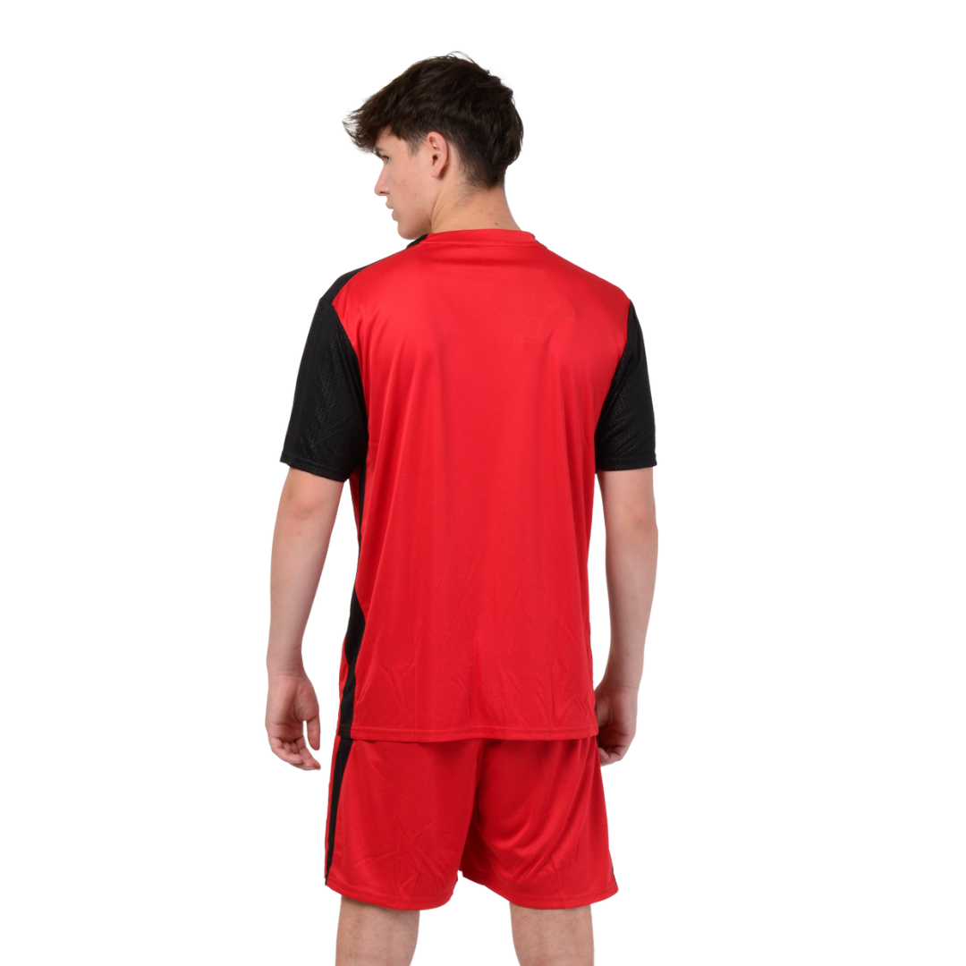 Camiseta de Futbol y Short - Rojo Negro - Four Empoli