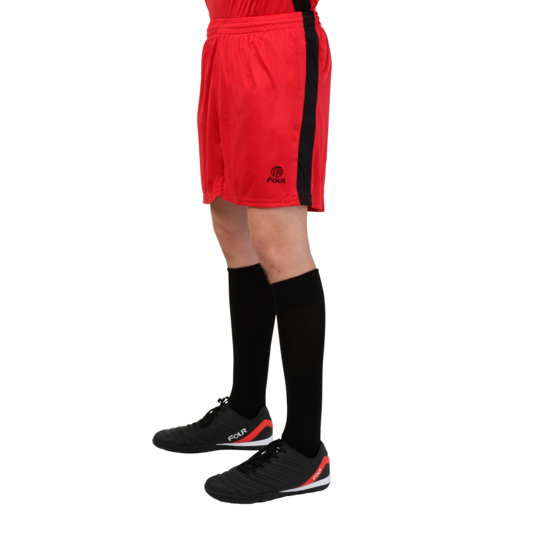 Camiseta de Futbol y Short - Rojo Negro - Four Empoli