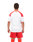 Camiseta de Futbol y Short - Blanco Rojo - Four Dortmund