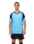 Camiseta de Futbol y Short - Celeste Negro - Four Dortmund