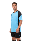 Camiseta de Futbol y Short - Celeste Negro - Four Dortmund