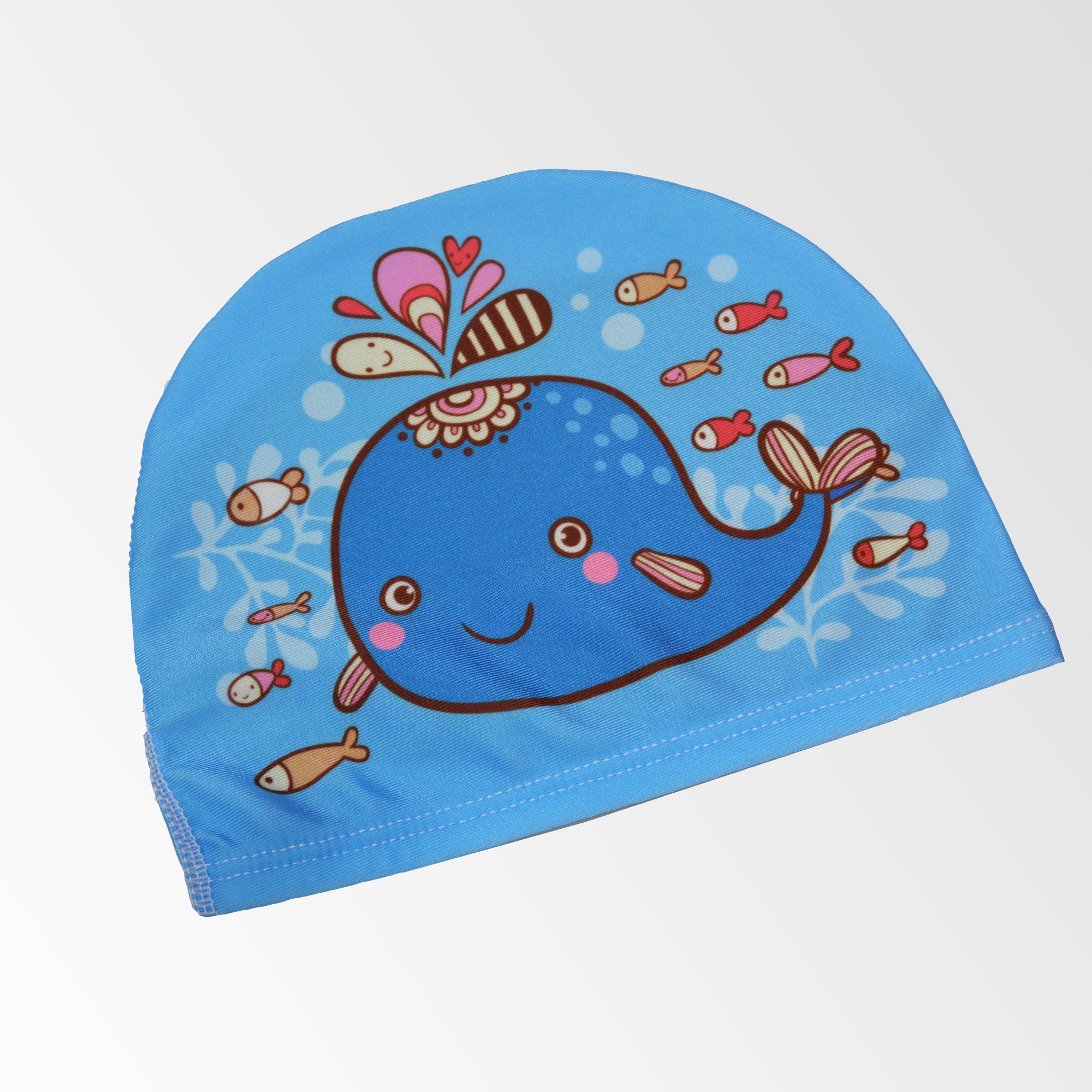 Gorro De Natación Infantil De Silicona, Suave Como Piel De Bebé, Para Entrenamiento, Protege El Pelo Del Cloro - Diseño Sirena Rosa