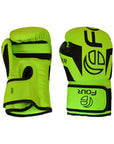 Guantes de Box PU Unisex - Four Verde Negro